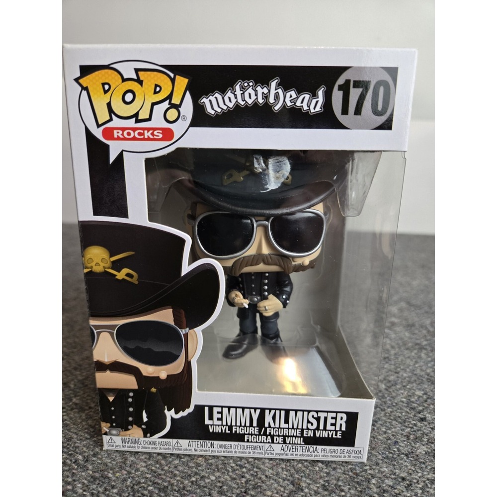 Funko Pop Lemmy Kilmister With Cigarette Motorhead Rocks #170 Aviator Sunglasses